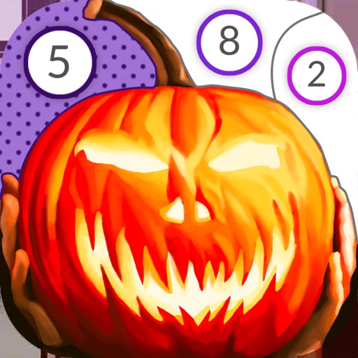 April Coloring Halloween App Store Icons