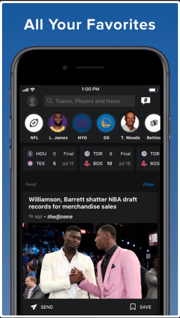 sports apps app store optimization screenshots