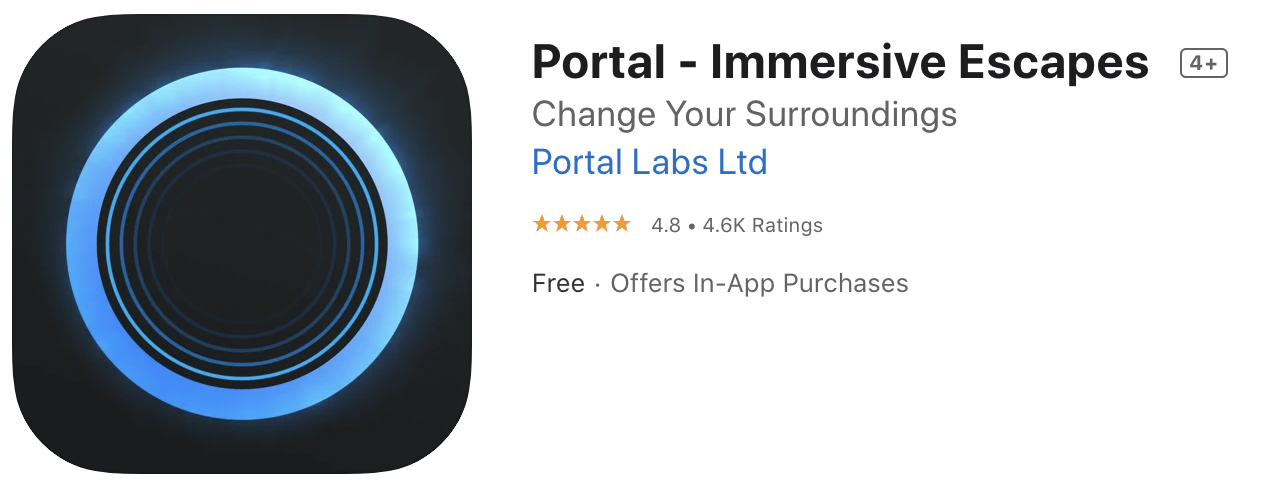 Portal Screenshot App Store Icon, Title, Subtitle